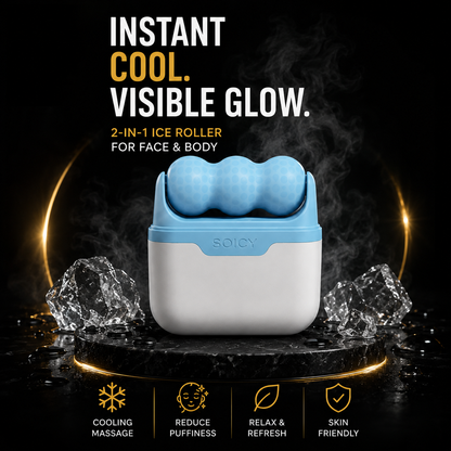 2-In-1 Facial Ice Roller & Cold Massager