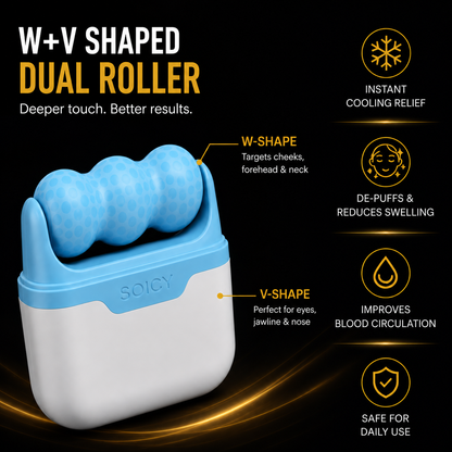 2-In-1 Facial Ice Roller & Cold Massager