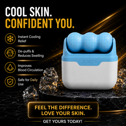 2-In-1 Facial Ice Roller & Cold Massager