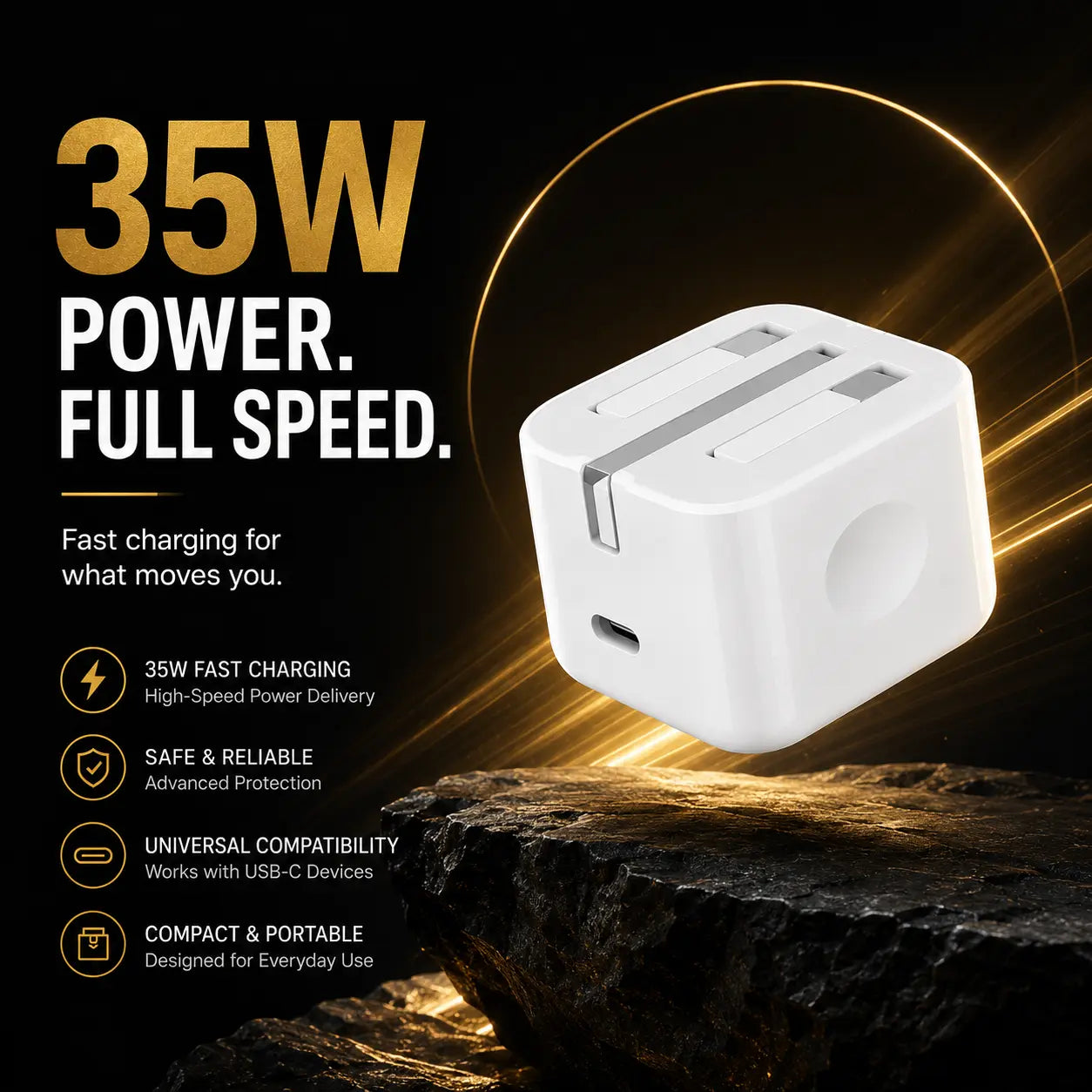 35W USB-C Fast Charging Power Adapter